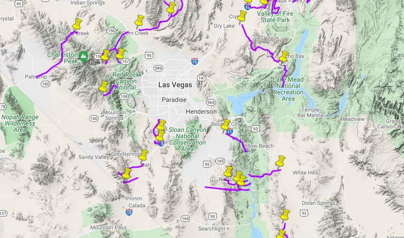 25 Off-Road Trails of Las Vegas