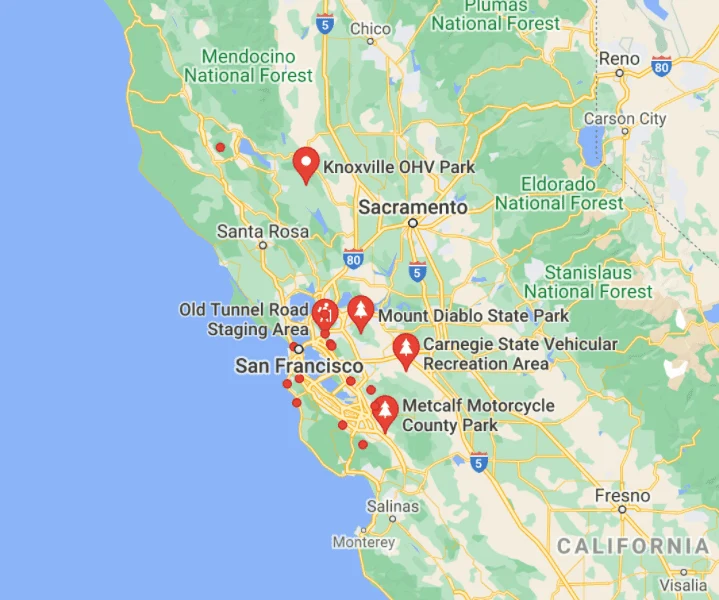 Top 20 Off-Road Trails in Bay Area