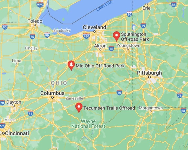 20 Best 4x4 Off-Roading Trails in Ohio