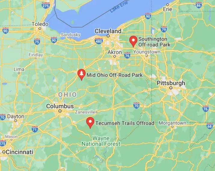 20 Best 4x4 Off-Roading Trails in Ohio