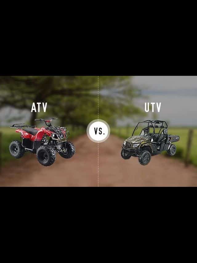 WHAT IS A UTV VS ATV?