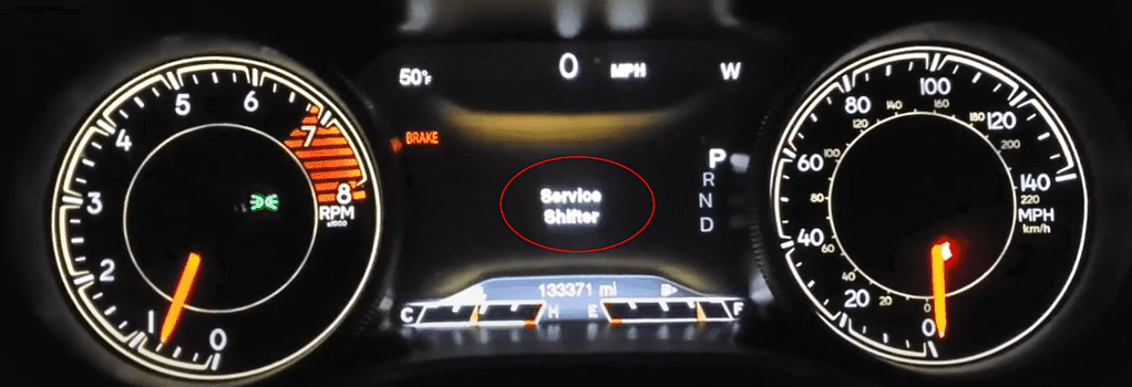 Jeep Cherokee Service Shifter Light ON-What Does It Mean
