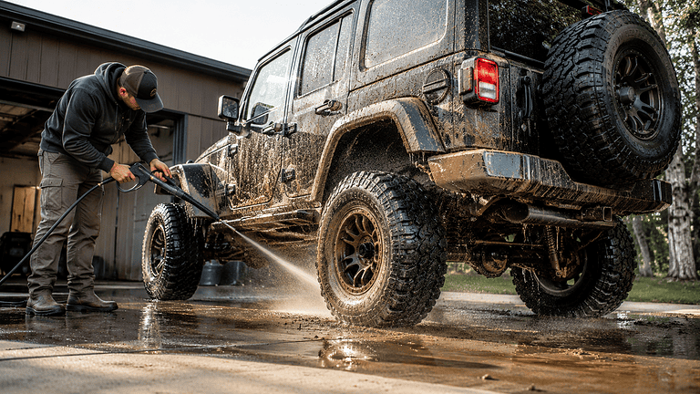 How to Clean Your Jeep After Off-Roading Without Missing the Parts That Rust First