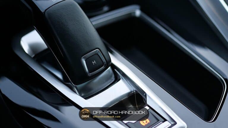 Close-up of a modern automatic transmission gear shifter — Off-Road Handbook