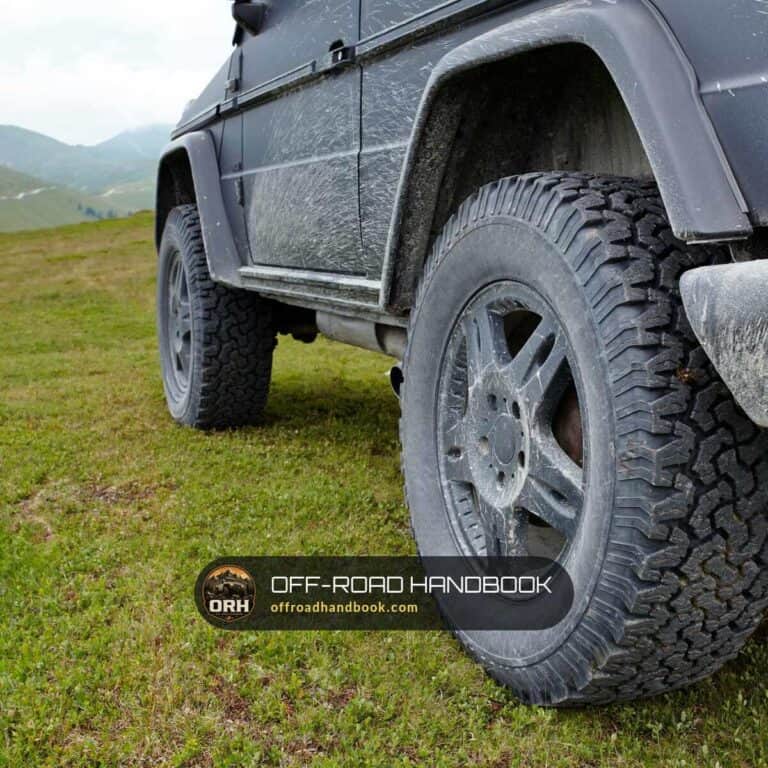Bronco-style 4x4 off-road tire for the Bronco 4x4 calculator